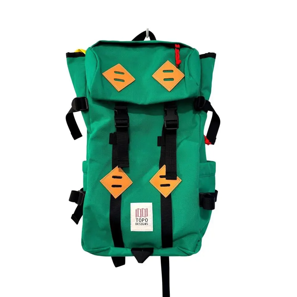 Huckberry x Topo Designs Klettersack Hiking Backpack $159 Alpine Meadow Green
